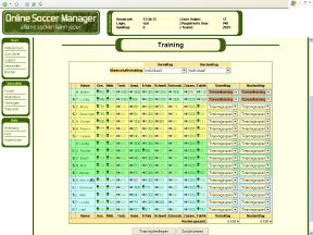 Training-Seite